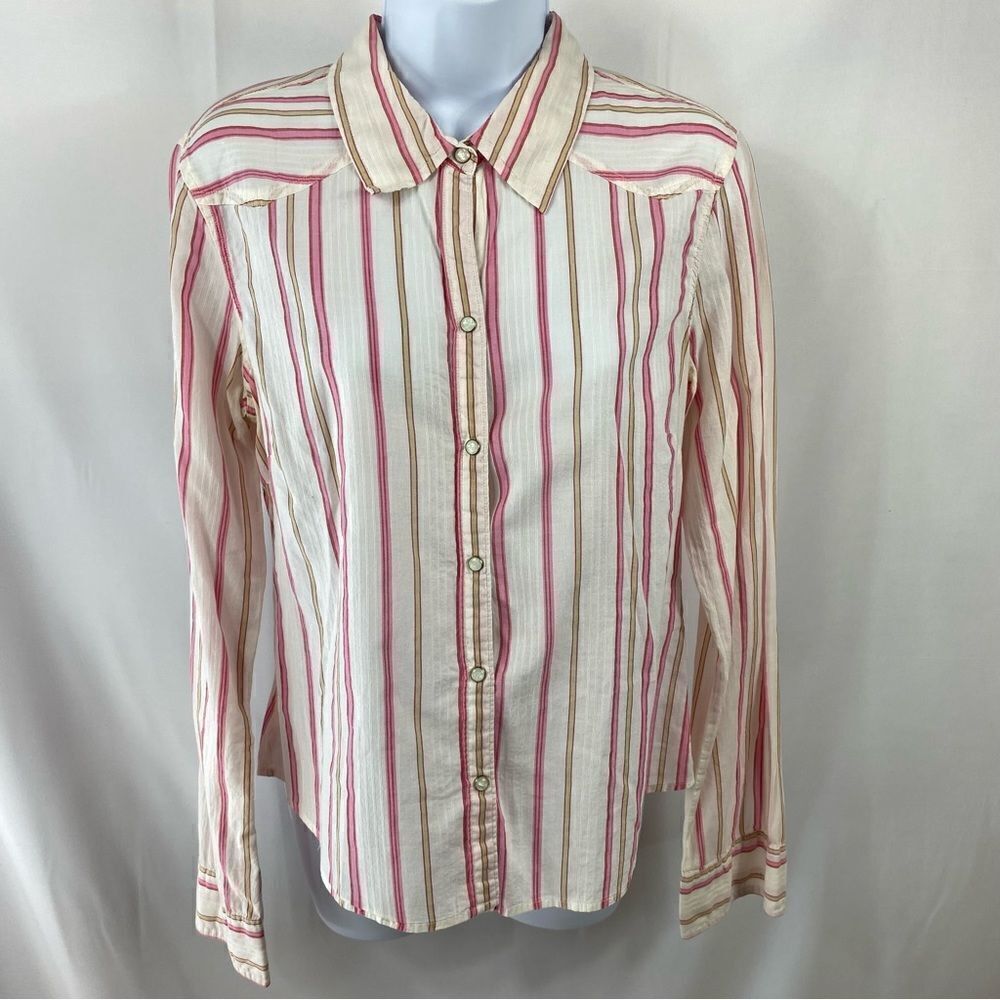 Abercrombie and Fitch, ladies button down stripe shirt